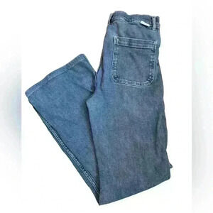 Boyish Women’s Button Fly Straight Leg Denim Jeans Light  Wash Blue Size 29